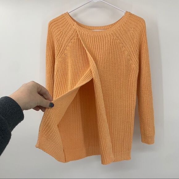 Zara Knit Open Back Sweater. Sz Small - Picture 4 of 4